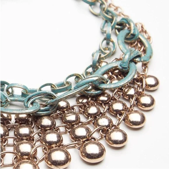 Free People Sunshine Collar Necklace- Verdant - Picture 3 of 4